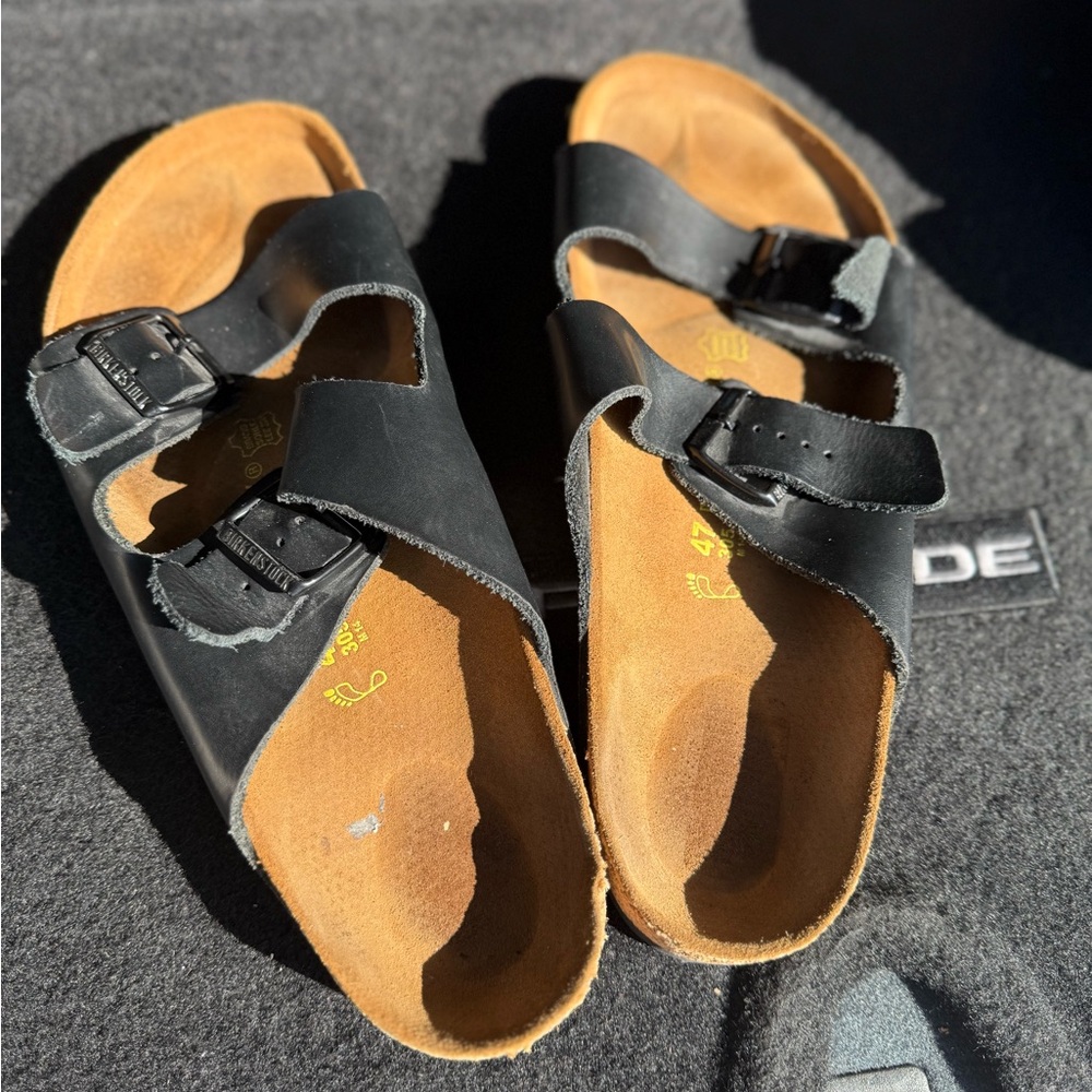 Birkenstock Black and Tan Sandals